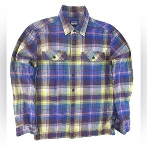 Patagonia- Organic Cotton‎ Fjord Flannel Shirt- Small- Like new!!